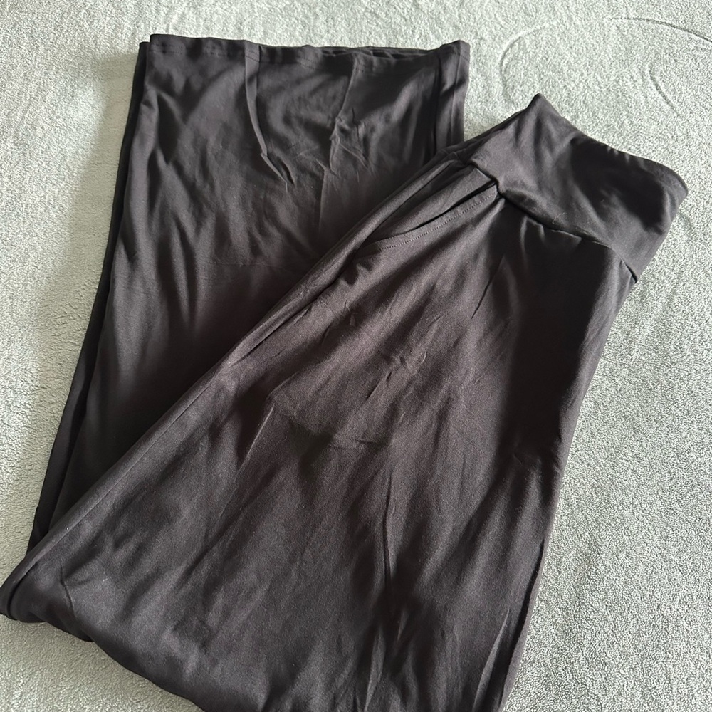 Unbranded black wide leg trousers, small, new without tags, with pockets. - Picture 6 of 8